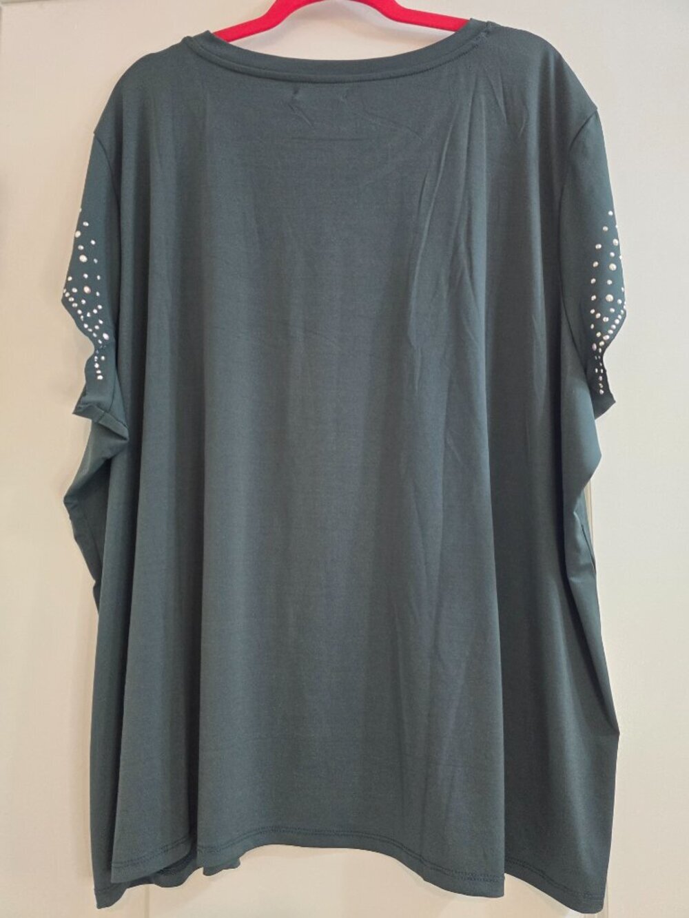 Maurices edgely Studded Rhinestone Short Sleeve Tee - Scarab - Picture 3 of 8